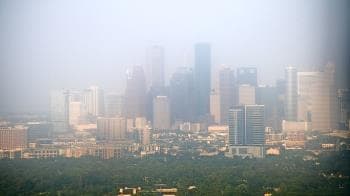 Weather camera view of Amegy Bank of Texas.