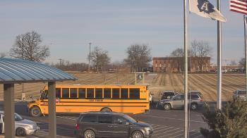 Weather camera view of Adrian Public Schools.