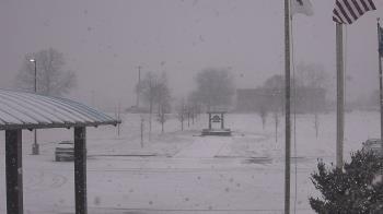 Weather camera view of Adrian Public Schools.