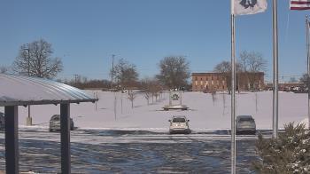 Weather camera view of Adrian Public Schools.