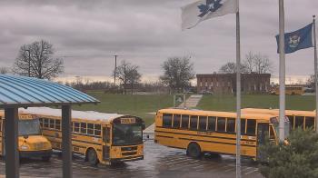 Weather camera view of Adrian Public Schools.