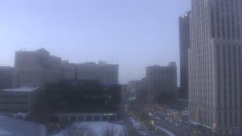 Weather camera view of Akron-Summit County Public Library.