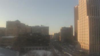 Weather camera view of Akron-Summit County Public Library.