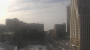 Weather camera view of Akron-Summit County Public Library.