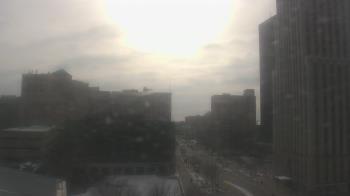 Weather camera view of Akron-Summit County Public Library.