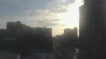 Weather camera view of Akron-Summit County Public Library.