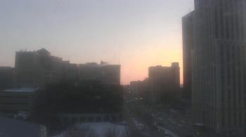 Weather camera view of Akron-Summit County Public Library.