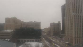 Weather camera view of Akron-Summit County Public Library.