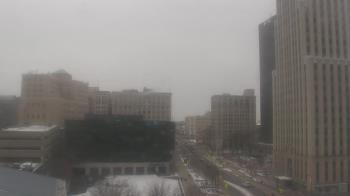 Weather camera view of Akron-Summit County Public Library.