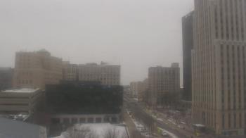 Weather camera view of Akron-Summit County Public Library.