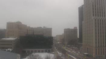 Weather camera view of Akron-Summit County Public Library.