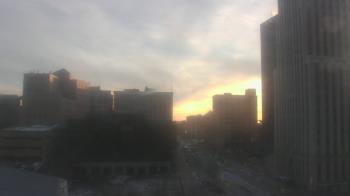 Weather camera view of Akron-Summit County Public Library.