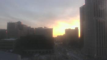 Weather camera view of Akron-Summit County Public Library.