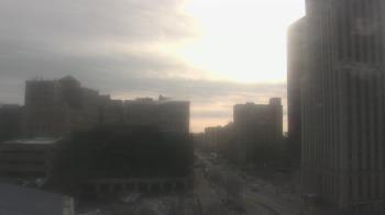 Weather camera view of Akron-Summit County Public Library.