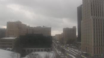 Weather camera view of Akron-Summit County Public Library.