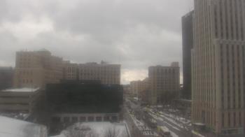 Weather camera view of Akron-Summit County Public Library.