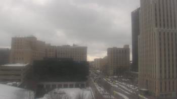 Weather camera view of Akron-Summit County Public Library.