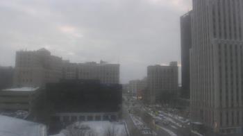 Weather camera view of Akron-Summit County Public Library.