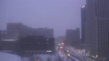 Weather camera view of Akron-Summit County Public Library.
