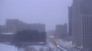 Weather camera view of Akron-Summit County Public Library.