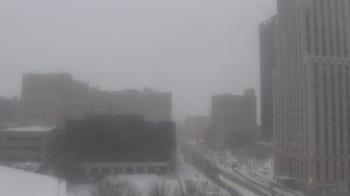 Weather camera view of Akron-Summit County Public Library.