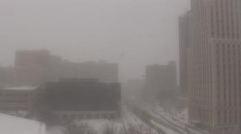 Weather camera view of Akron-Summit County Public Library.