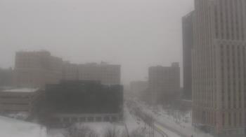 Weather camera view of Akron-Summit County Public Library.