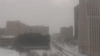 Weather camera view of Akron-Summit County Public Library.
