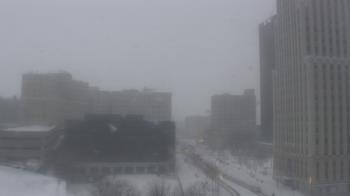Weather camera view of Akron-Summit County Public Library.