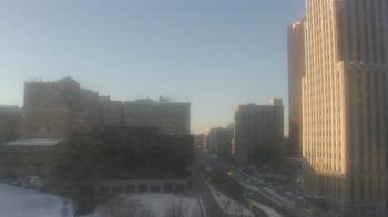 Weather camera view of Akron-Summit County Public Library.