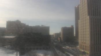 Weather camera view of Akron-Summit County Public Library.