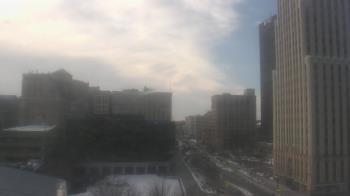 Weather camera view of Akron-Summit County Public Library.