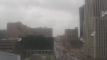 Weather camera view of Akron-Summit County Public Library.