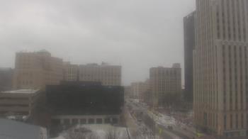 Weather camera view of Akron-Summit County Public Library.