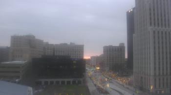 Weather camera view of Akron-Summit County Public Library.