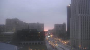 Weather camera view of Akron-Summit County Public Library.