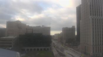 Weather camera view of Akron-Summit County Public Library.
