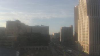 Weather camera view of Akron-Summit County Public Library.