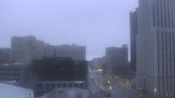 Weather camera view of Akron-Summit County Public Library.