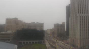 Weather camera view of Akron-Summit County Public Library.