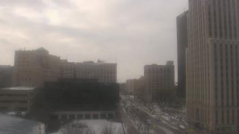 Weather camera view of Akron-Summit County Public Library.