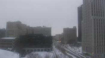 Weather camera view of Akron-Summit County Public Library.