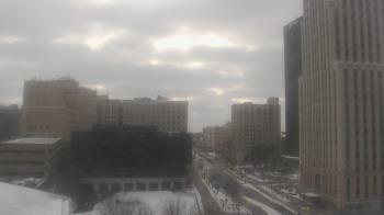 Weather camera view of Akron-Summit County Public Library.