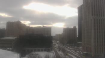 Weather camera view of Akron-Summit County Public Library.