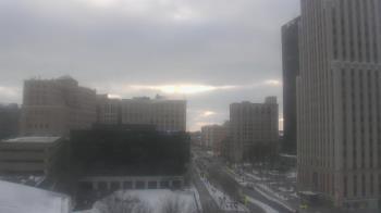 Weather camera view of Akron-Summit County Public Library.