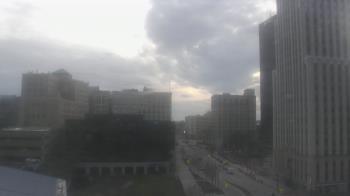 Weather camera view of Akron-Summit County Public Library.