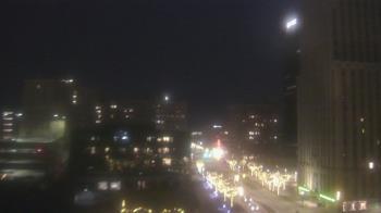 Weather camera view of Akron-Summit County Public Library.