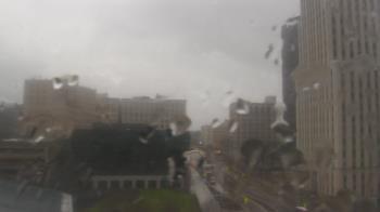 Weather camera view of Akron-Summit County Public Library.