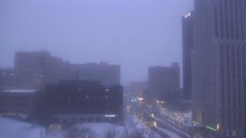 Weather camera view of Akron-Summit County Public Library.