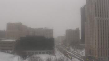Weather camera view of Akron-Summit County Public Library.